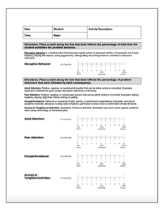 Intervention Selection Profile Form