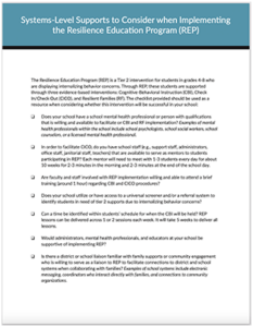 Systems-Level Supports Checklist